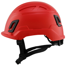 Bullard T2NRD Type II + Safety Helmet - Ratchet Suspension - Red