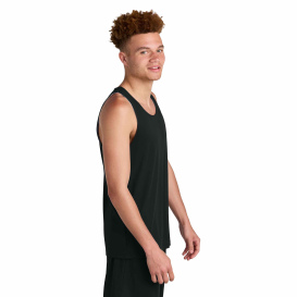 Sport-Tek ST551 PosiCharge Competitor Rev Tank - Black/White