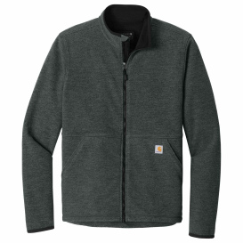 Carhartt CT106416 Textured Full-Zip Fleece Jacket - Carbon Heather