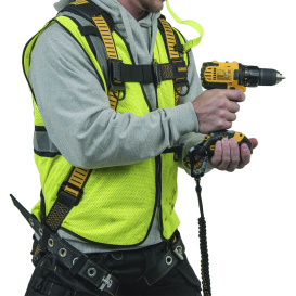 DEWALT DXDP721510 Power Tool Lanyard with Dual Carabiner - 75 in. (1.9 m) - 15 lbs. (6.8 kg)