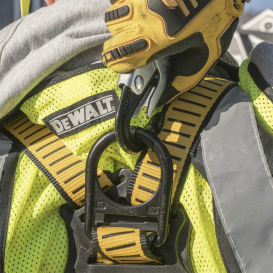 DEWALT DXFP612111 6ft Single Leg Lanyard Internal Absorber w/ Steel Snap Hooks