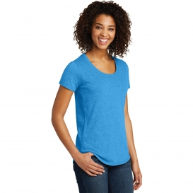 District DT6401 Juniors Scoop Neck Very Important Tee - Heather Bright ...