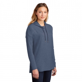 District DT671 Women's Featherweight French Terry Hoodie - Washed ...