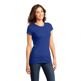 District DT6001 Women\'s Fitted Very Important Tee - Deep Royal
