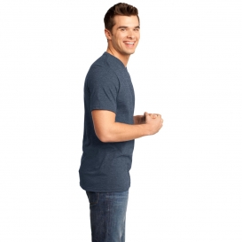 District DT6500 Very Important Tee V-Neck - Heathered Navy