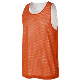 Sport-Tek ST5000 PosiCharge Reversible Mesh Tank - Deep Orange/White