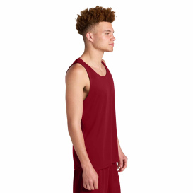 Sport-Tek ST551 PosiCharge Competitor Rev Tank - Deep Red/Black