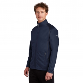 Eddie Bauer EB246 Smooth Base Layer Full-Zip Fleece - River Blue