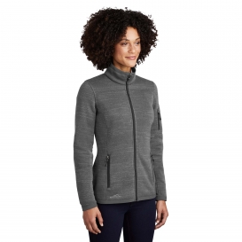 Eddie Bauer EB251 Ladies Sweater Fleece Full-Zip - Dark Grey Heather
