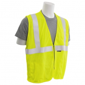 ERB by Delta Plus IFR152Z Type R Class 2 Inherently FR Mesh Safety Vest - Yellow/Lime