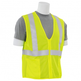 ERB by Delta Plus S15Z Type R Class 2 Mesh Safety Vest with Zipper - Yellow/Lime