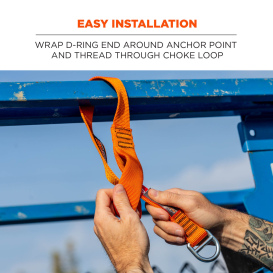 Ergodyne Squids 3177 Anchor Anchor Choke Strap for Tool Tethering - 60lbs/27kg