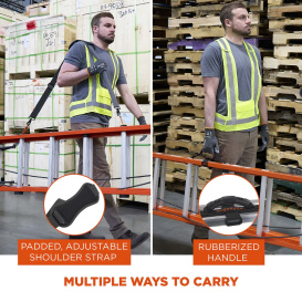 Ergodyne Arsenal 5303 Extension Ladder Shoulder Lifting Strap with Carrying Handle  - Orange