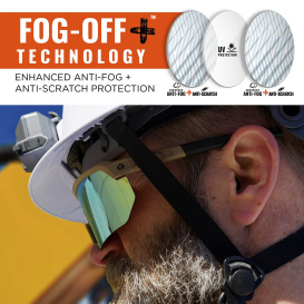 Ergodyne Aegir 55232 Safety Glasses - Matte Desert Frame - Color Enhancing Mirror Yellow Lens