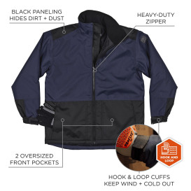 Ergodyne N-Ferno 6461 Essential Insulated Freezer Work Jacket