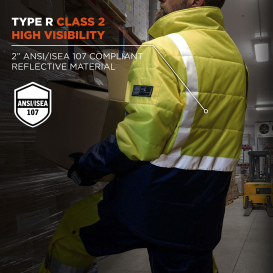 Ergodyne N-Ferno 6478 Type R Class 2 Hi-Vis Freezer Jacket