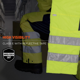 Ergodyne N-Ferno 6479 Class E Hi-Vis Freezer Bib Overalls