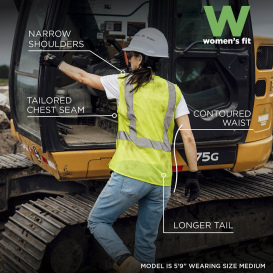 Ergodyne GloWear 8215BAW-S Type R Class 2 Women\'s Breakaway Vest - Lime