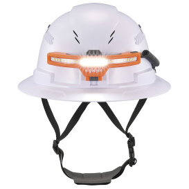 Ergodyne Skullerz 8886 Rechargeable Wide Beam Headlamp with Hard Hat Mount - Rechargeable Power Bank