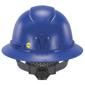 Ergodyne Skullerz 8963 Type II Class E Full Brim Safety Helmet with Mips - Ratchet Suspension - Blue