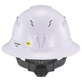 Ergodyne Skullerz 8964 Type II Class C Full Brim Safety Helmet with Mips - Ratchet Suspension - White