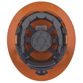 Ergodyne Skullerz 8964 Type II Class C Full Brim Safety Helmet - Ratchet Suspension - Orange