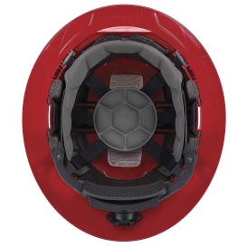 Ergodyne Skullerz 8964 Type II Class C Full Brim Safety Helmet - Ratchet Suspension - Red
