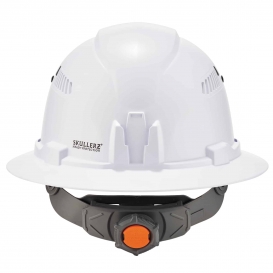 Ergodyne Skullerz 8973LED Full Brim Vented Hard Hat with LED Light - Ratchet Suspension