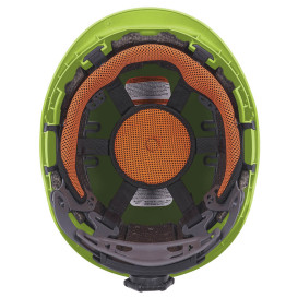 Ergodyne Skullerz 8977 Type 2 Class C Safety Helmet with Adjustable Venting - Yellow/Lime