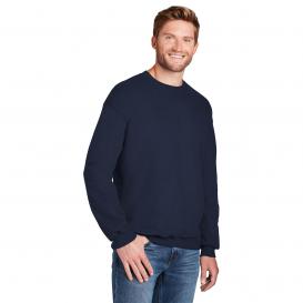 Hanes F260 Ultimate Cotton Crewneck Sweatshirt - Navy