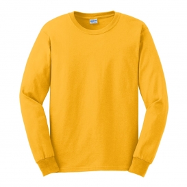 golden yellow long sleeve shirt