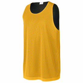 Sport-Tek ST5000 PosiCharge Reversible Mesh Tank - Gold/Black