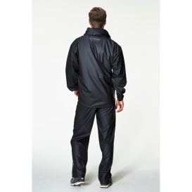 Helly Hansen 70180 Voss Waterproof PU Rain Jacket - Black