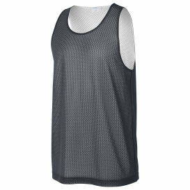 Sport-Tek ST5000 PosiCharge Reversible Mesh Tank - Iron Grey/White