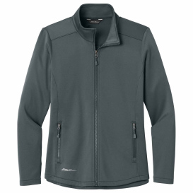 Eddie Bauer EB2470 Ladies Smooth Mid Layer Fleece Full-Zip - Iron Gate