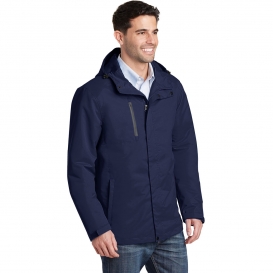 Port Authority J331 All-Conditions Jacket - True Navy | Full Source