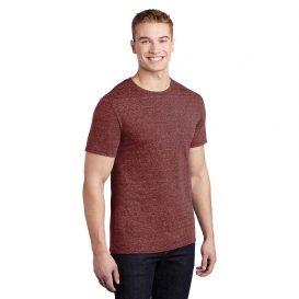 Jerzees 88M Snow Heather Jersey T-Shirt - Maroon