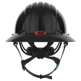 JSP Evolution 6262 Deluxe Full Brim Hard Hat - Wheel Ratchet Suspension - Black