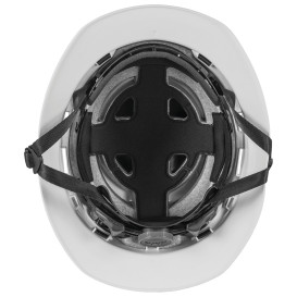 KASK WHE00149 Zenith X2 Air Full Brim Hi Viz Safety Helmet - Ratchet Suspension - White