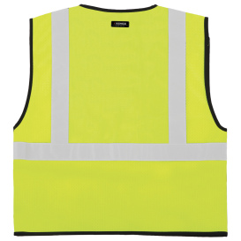 Kishigo 1535 Type R Class 2 Single Pocket Economy Breakaway Safety Vest - Yellow/Lime