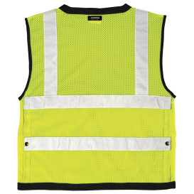 Kishigo S5008Z Type R Class 2 Economy Surveyors Safety Vest - Yellow/Lime