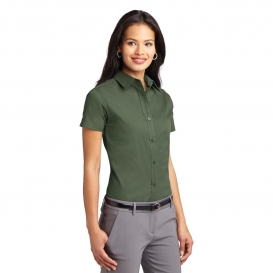 Port Authority L508 Ladies Short Sleeve Easy Care Shirt - Clover Green ...