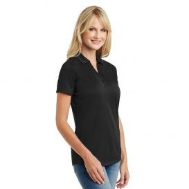 Port Authority L569 Ladies Diamond Jacquard Polo - Black | Full Source