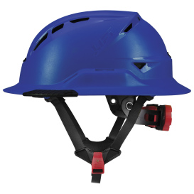 LIFT Safety HRXF-25BC2 RADIX Full Brim Vented Safety Helmet w/Twiceme - Ratchet Suspension - Blue