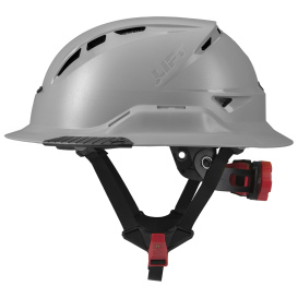 LIFT Safety HRXF-25YC2 RADIX Full Brim Vented Safety Helmet w/Twiceme - Ratchet Suspension - Grey