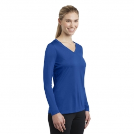 Sport-Tek LST353LS Ladies Long Sleeve V-Neck PosiCharge Competitor Tee - True Royal