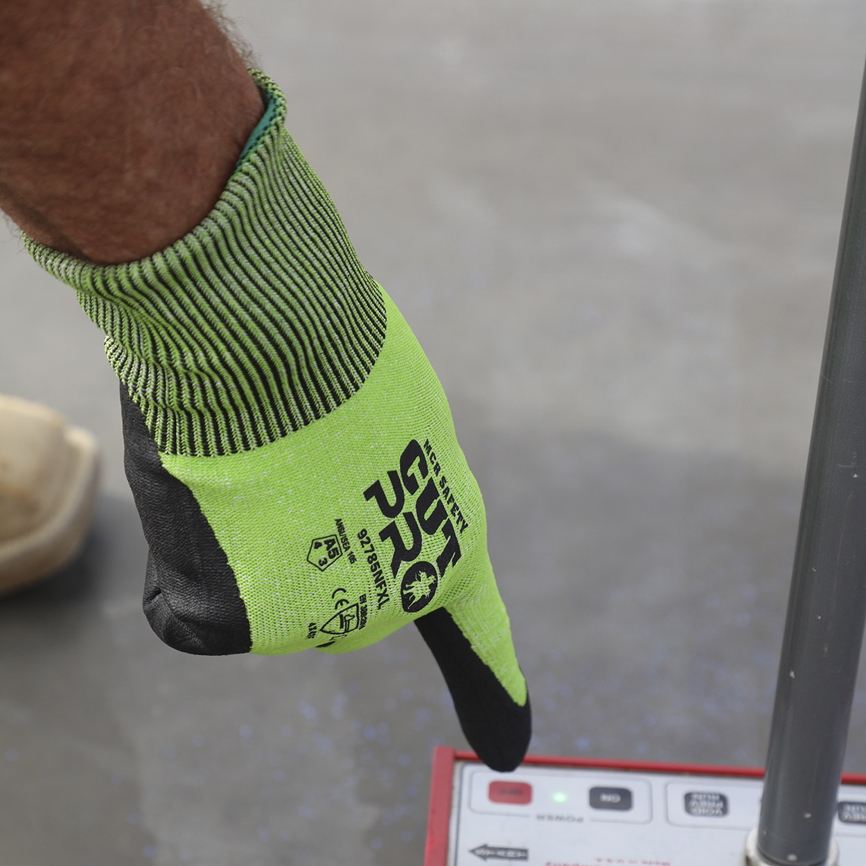 MCR Safety 92785NF Cut Pro 18 Gauge HyperMax HPPE Shell Gloves - Nitrile Micro Foam Palm & Fingers Coating