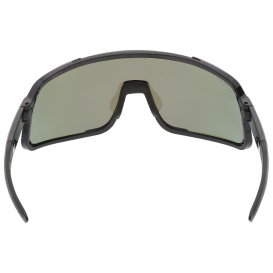 MCR Safety HK418BP HK4 Safety Glasses - Black Frame - Blue Diamond Mirror Lens