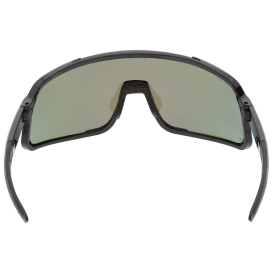 MCR Safety HK418BZDC HK4 Safety Glasses - Black Frame - Blue Diamond Mirror MAX36 Dual Coating Lens