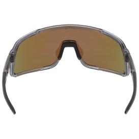 MCR Safety HK428CBZP HK4 Safety Glasses - Crystal Gray Frame - Cayman Blue Mirror Lens